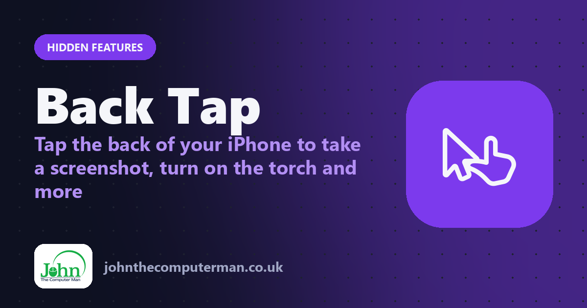 How to Use Back Tap on iPhone: Tap the Back to Take a Screenshot