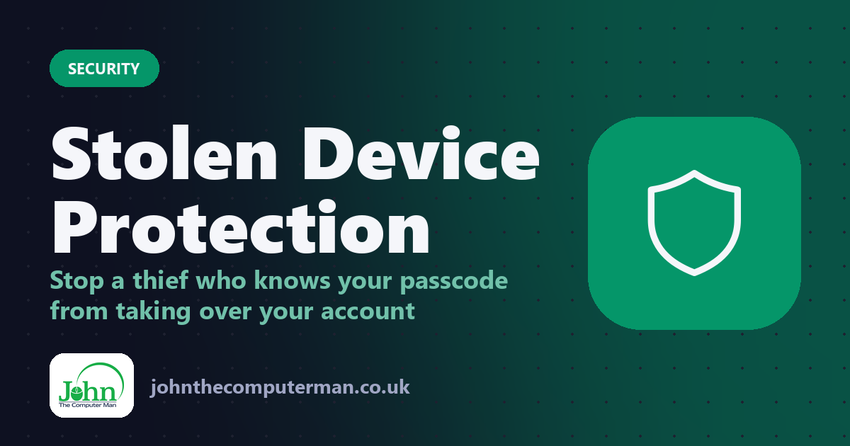 How to Turn On Stolen Device Protection on iPhone (and Why You Should)