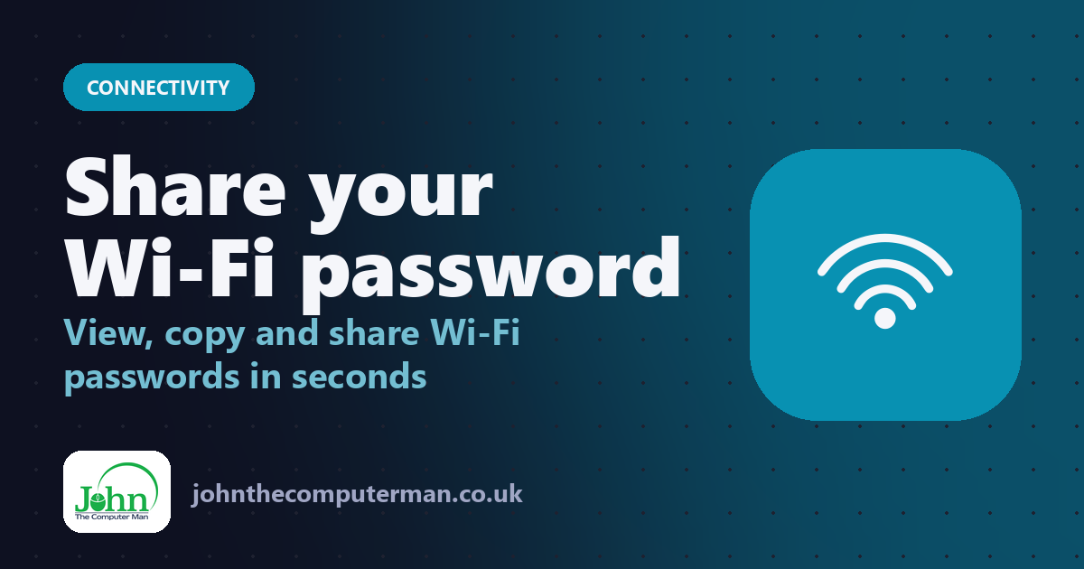 How to Find and Share Your Wi-Fi Password on iPhone