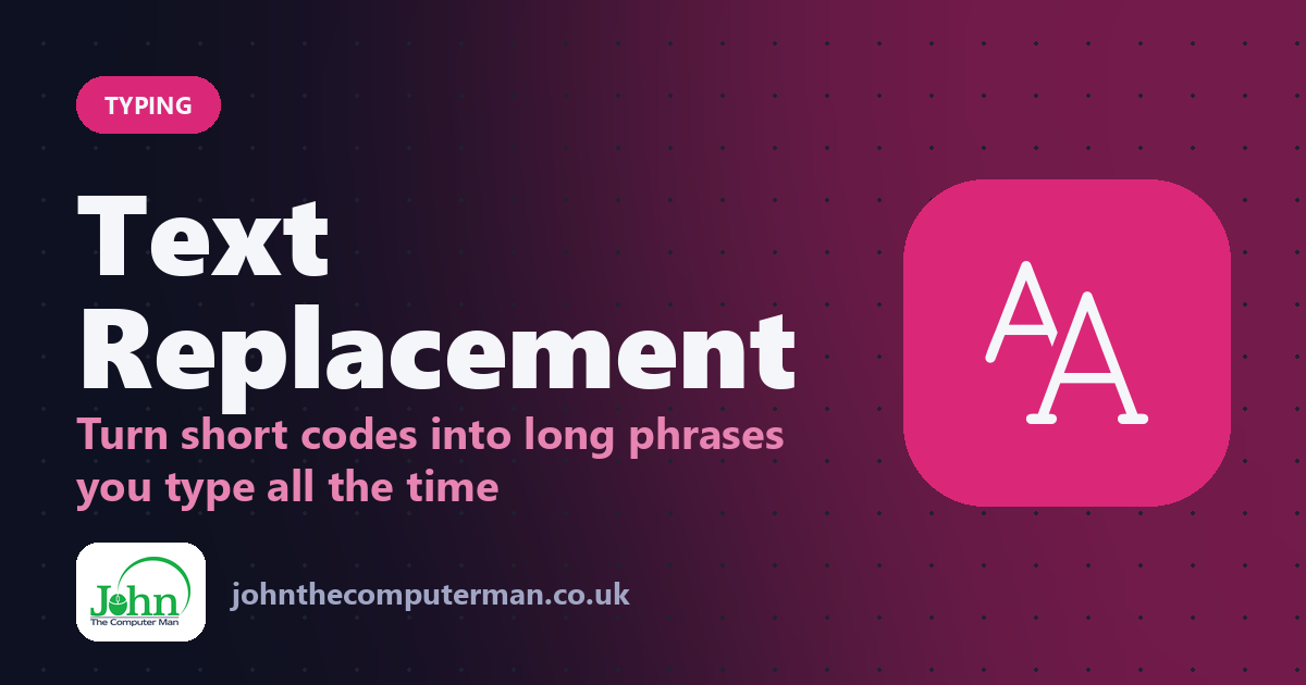 How to Use Text Replacement on iPhone to Type Faster