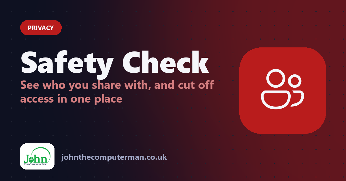 "How to Use Safety Check on iPhone to See Who Has Access to Your Data