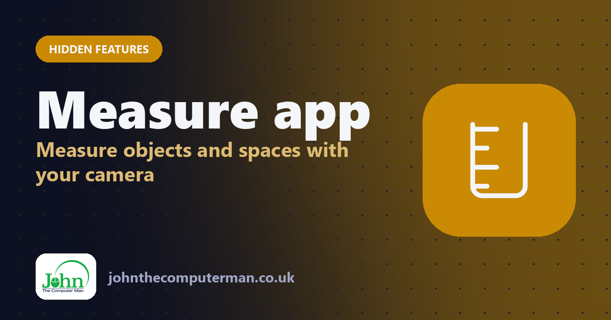 "How to Use Your iPhone as a Tape Measure With the Measure App