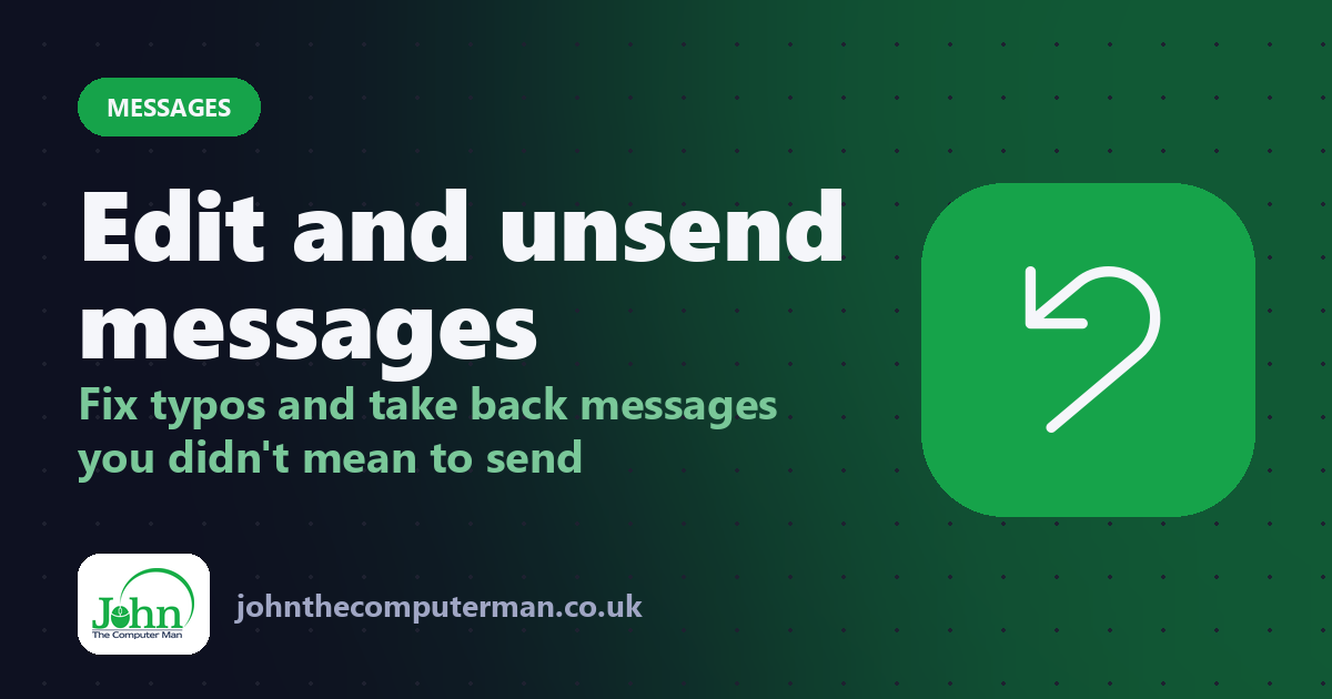 How to Edit or Unsend a Message on iPhone