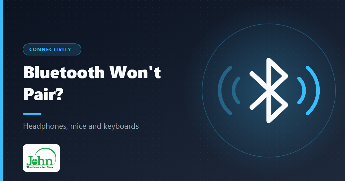 Bluetooth won't pair image