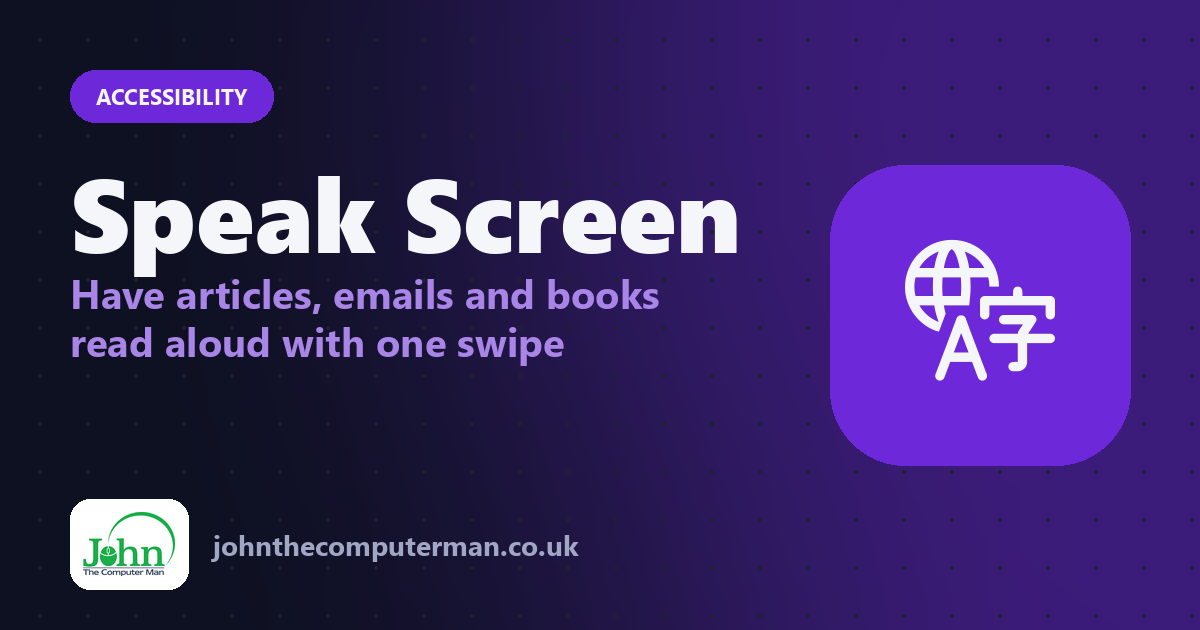 How to Make Your iPhone Read Text Out Loud With Speak Screen