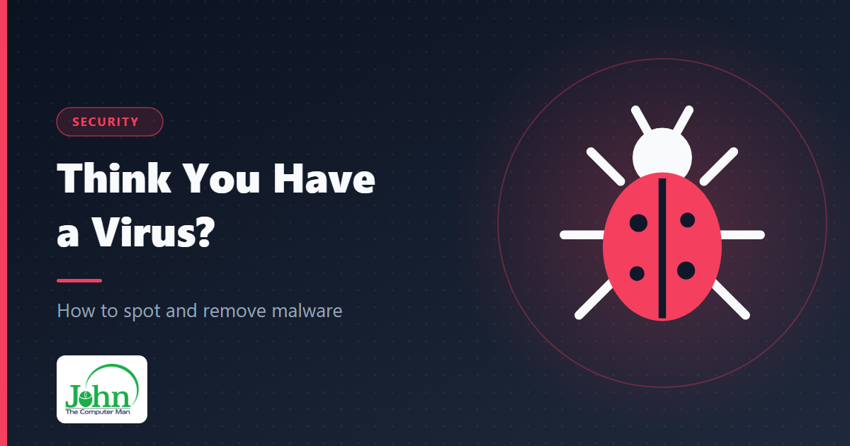 Think you have a virus image