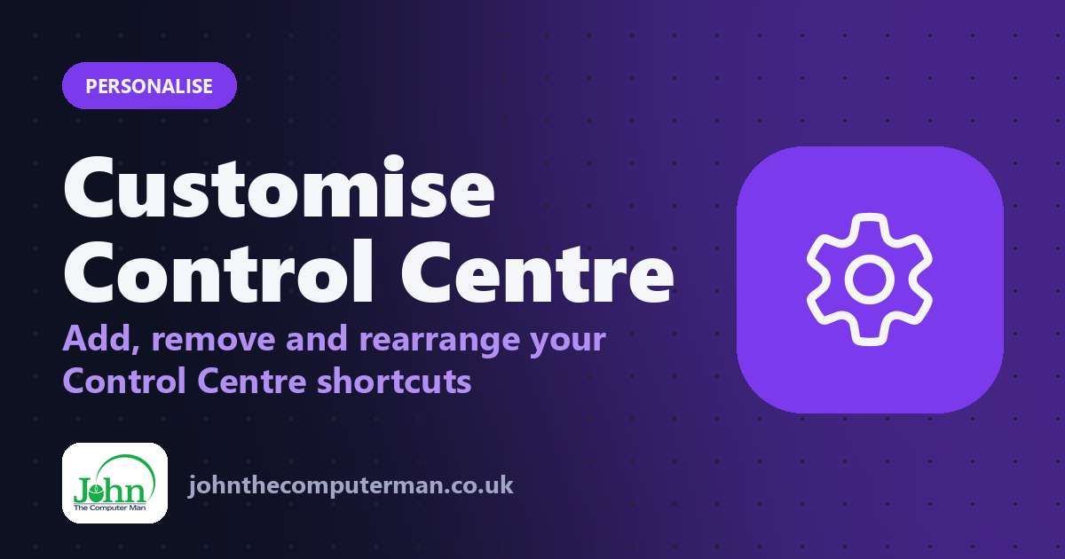 How to Customise Control Centre on iPhone