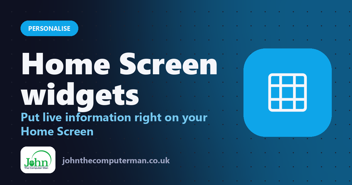 How to Add Widgets to Your iPhone Home Screen
