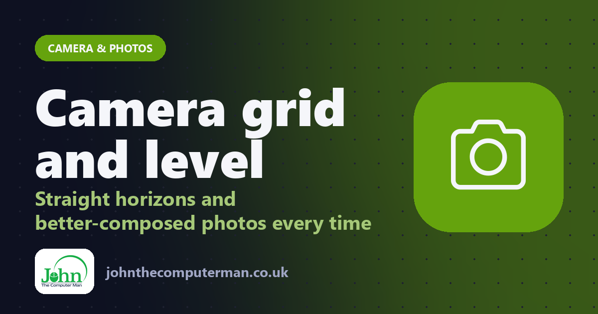 How to Turn On the Camera Grid and Level on iPhone for Better Photos