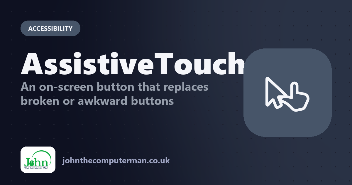 How to Use AssistiveTouch on iPhone When a Button Is Broken