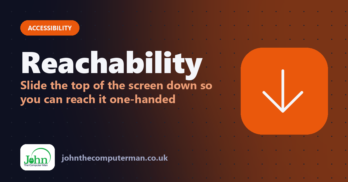 How to Use Reachability on iPhone to Reach the Top of the Screen One-Handed