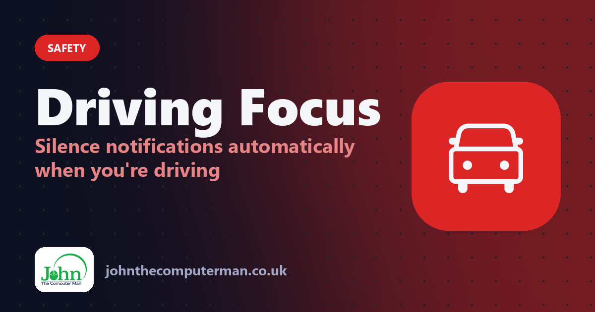 How to Set Up Driving Focus on iPhone to Stop Texts While You Drive