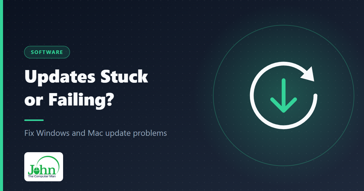 Updates stuck or failing?