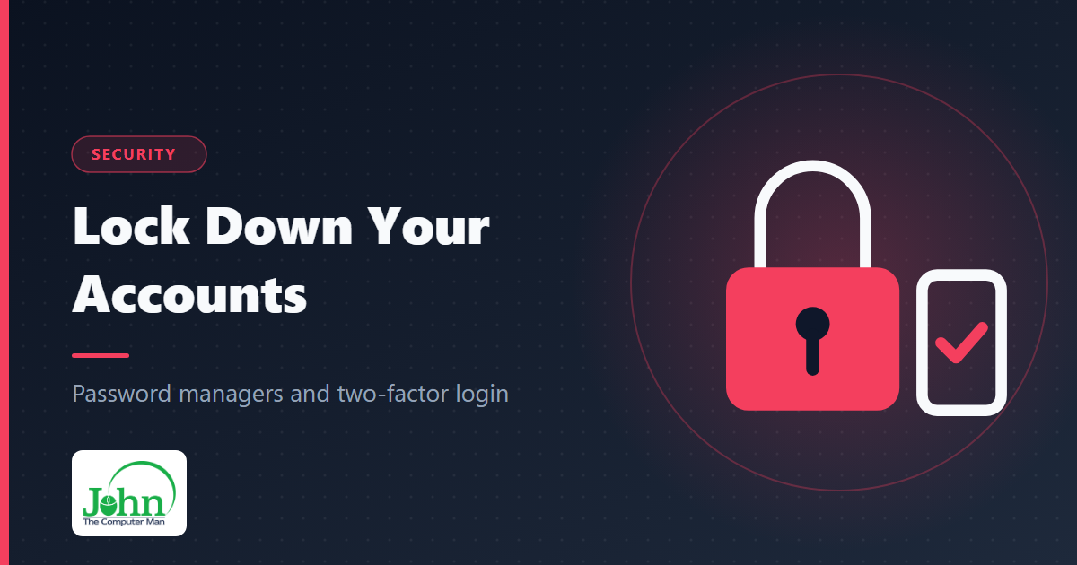Lock down your accounts