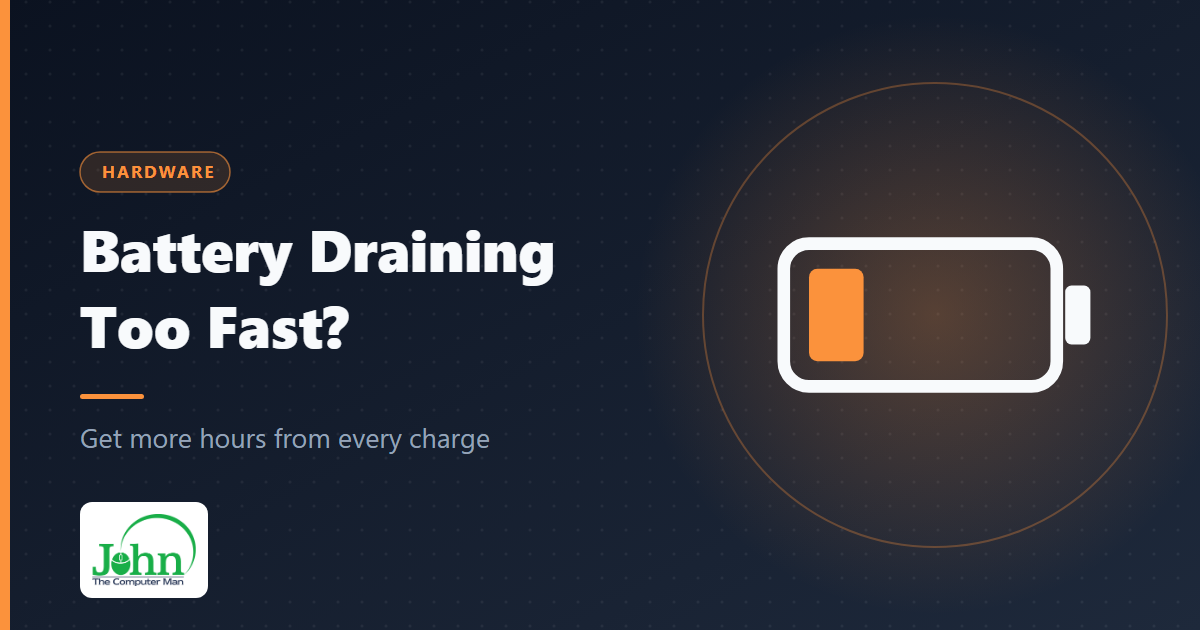 Battery draining too fast?