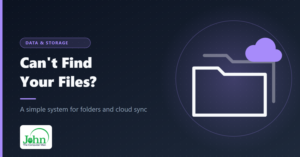 Can't find your files?